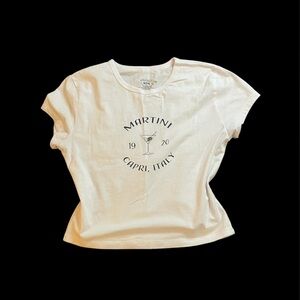 Capri Italy White baby tee